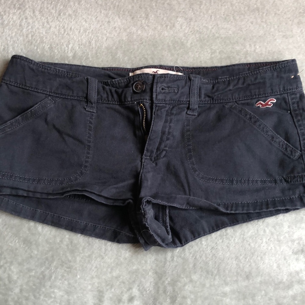 Navy low rise shorts
